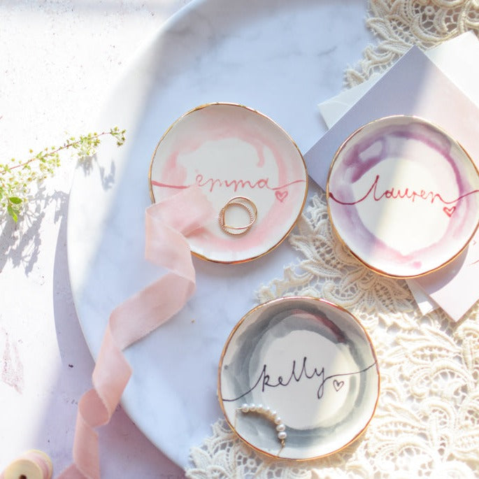 Bridesmaid trinket store dish