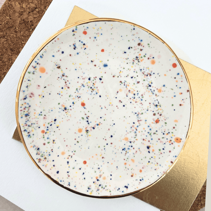 Colourful Spotty Trinket dish