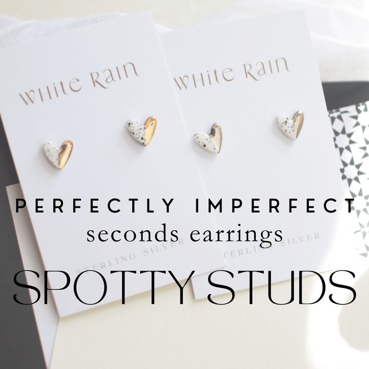 Perfectly Imperfect  **SECONDS EARRING SALE** Spotty Studs