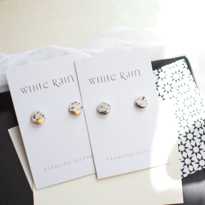 Perfectly Imperfect  **SECONDS EARRING SALE** Spotty Studs