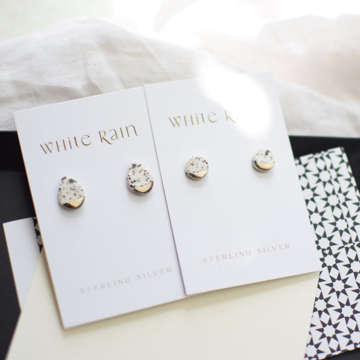 Perfectly Imperfect  **SECONDS EARRING SALE** Spotty Studs